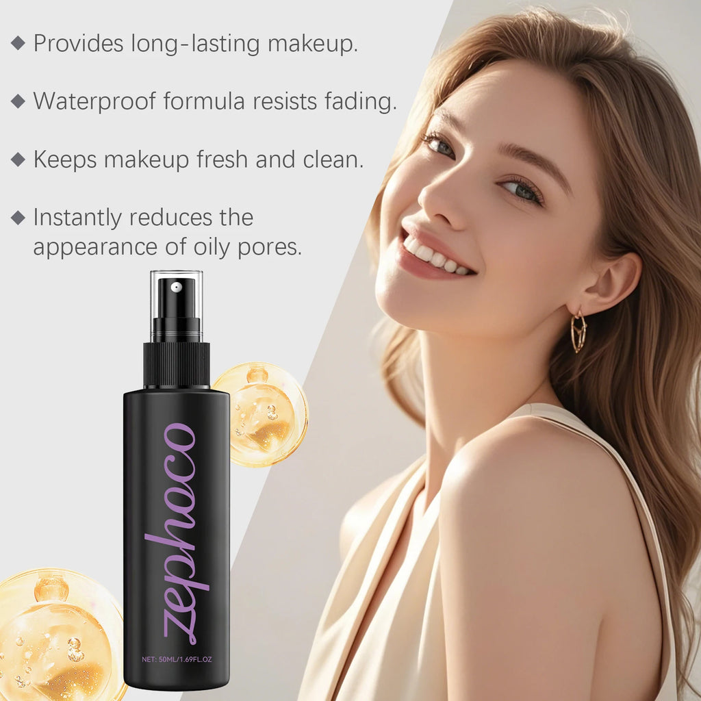 Zephoco Makeup Setting Spray – Waterproof, Oil Control & Hydration Makeup Setting Spray Qst