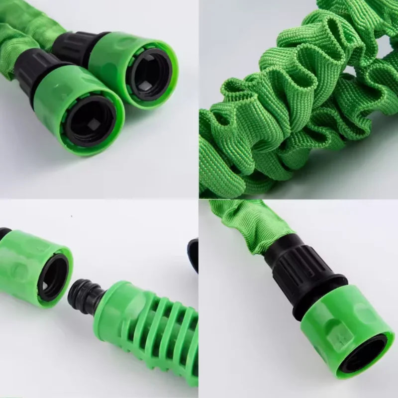 25FT Expandable Garden Hose with 7-Function Spray Gun Expandable Garden Hose Qst