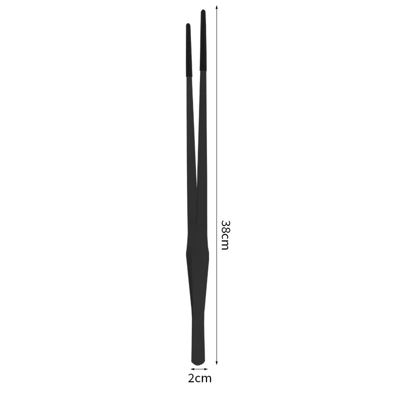 Reptile Feeding Tongs Stainless Steel Rubber Tip Tweezers Pet Feeding Tongs Qst A14