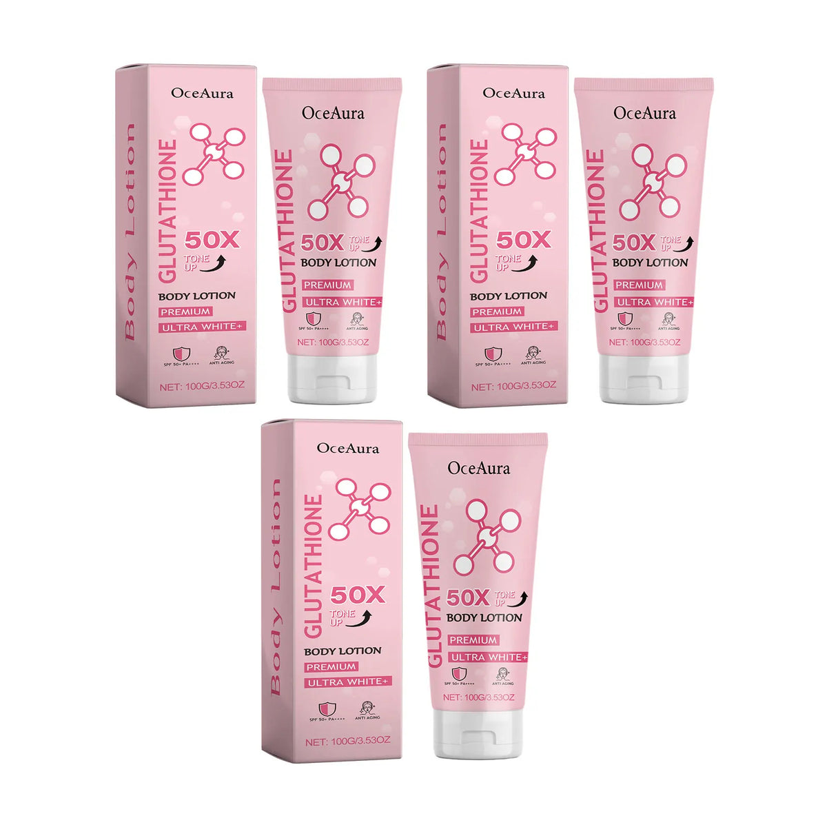 OceAura Brightening Body Lotion – Even Tone & Moisturizer Body Brightening Lotion Qst 300g boxed