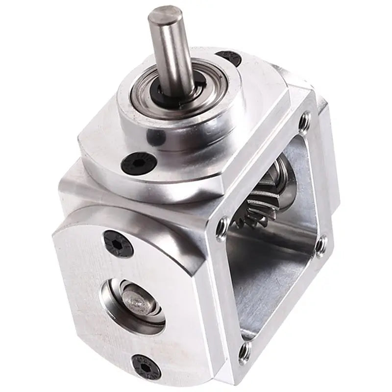 A02F-2X 90° Right Angle Bevel Gearbox | 20-Tooth Aluminum Right Angle Gearbox Qme