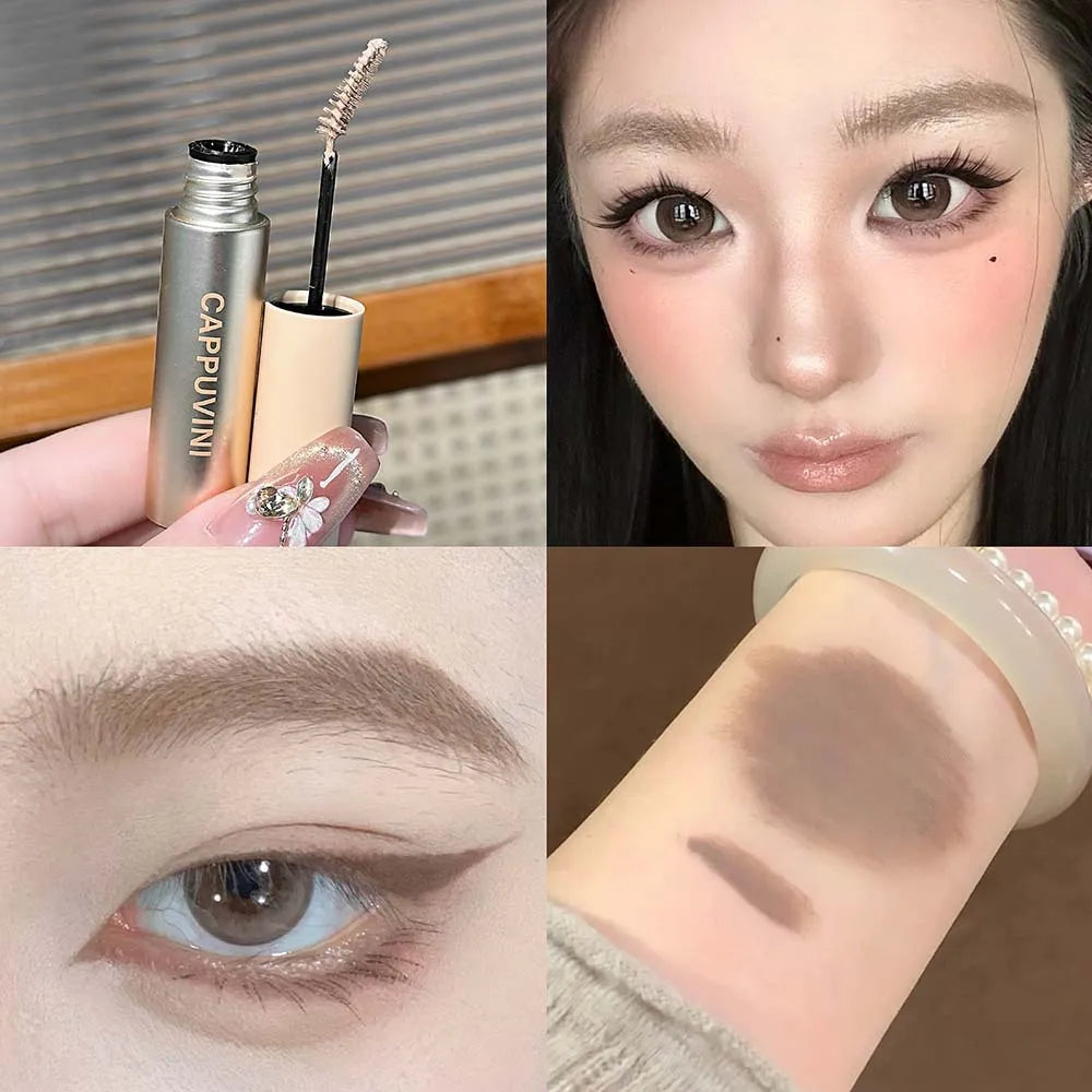 Qme 6 Colors Waterproof Tinted Eyebrow Pomade Gel Cream Eyebrow Pomade Qme 02
