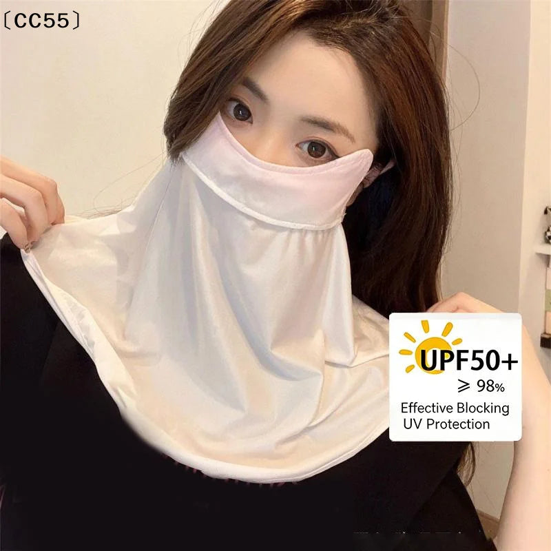 Ice Silk UV Face Cover & Neck Gaiter – Cooling Sun Mask UV Neck Gaiter Qst