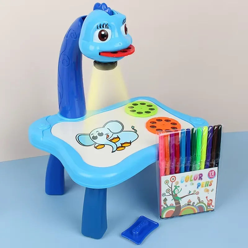 Kids LED Projector Art Painting Board – Educational Drawing Toy Kids Art Drawing Toy Qst