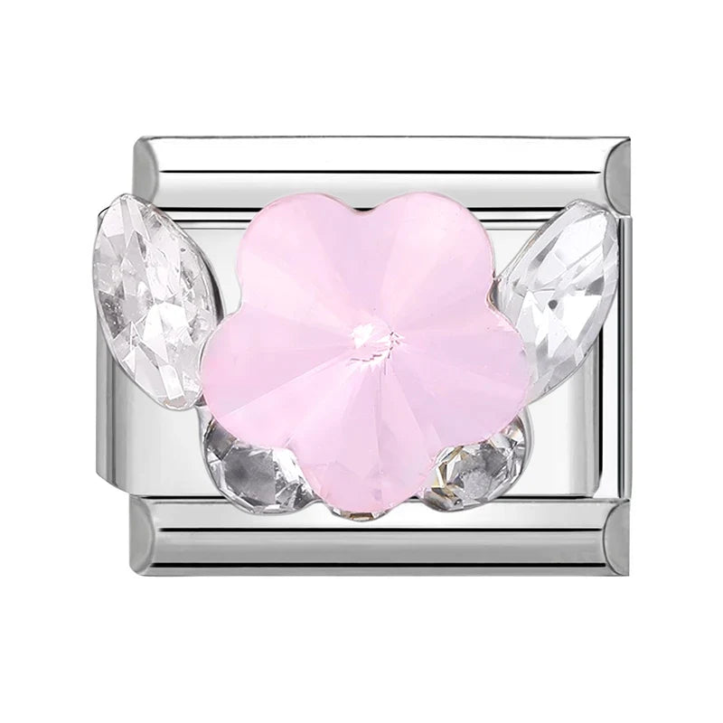Zircon Stars Shell Butterfly Italian Charm Links – 39 Colors Italian Charm Links Qme Style 11