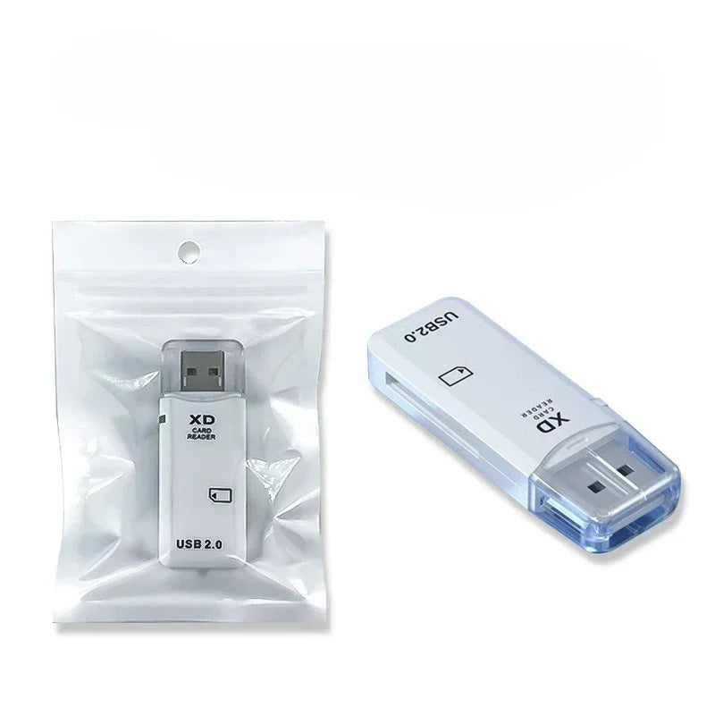 USB 2.0 XD Card Reader – Portable High-Speed Single-Port Memory Card Reader Qme