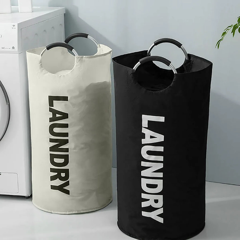 90L Oxford Cloth Laundry Basket – Collapsible Storage Bag Laundry Basket Qst