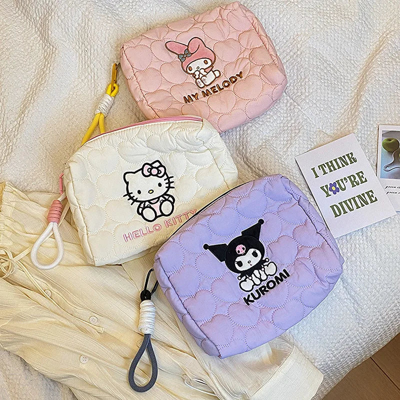 Sanrio Large Capacity Cosmetic Bag & Toiletry Pouch Cosmetic Travel Bag Qme
