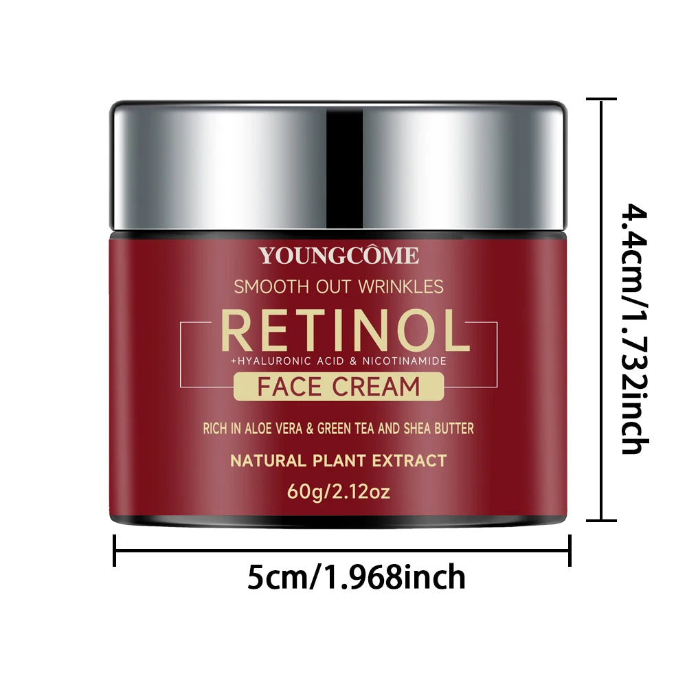 YOUNGCOME Retinol Firming Face Cream – Brightening Moisturizer Retinol Face Cream Qst 60G
