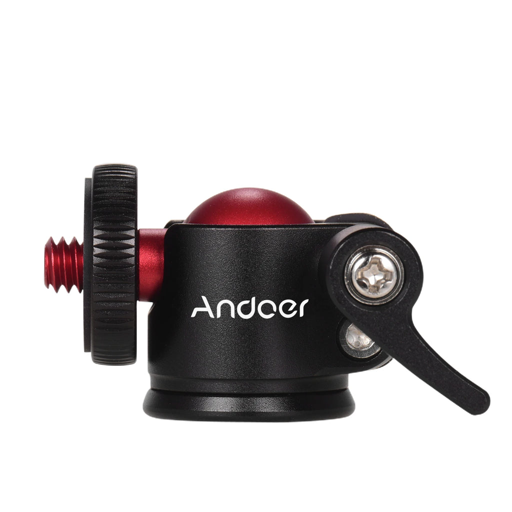 Andoer Mini Tripod Ball Head 360° Swivel for DSLR Cameras Tripod Ball Head Qst