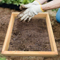 Wood Hand Soil Sifter for Garden, Compost & Gravel Screening Garden Soil Sifter Qme Default Title
