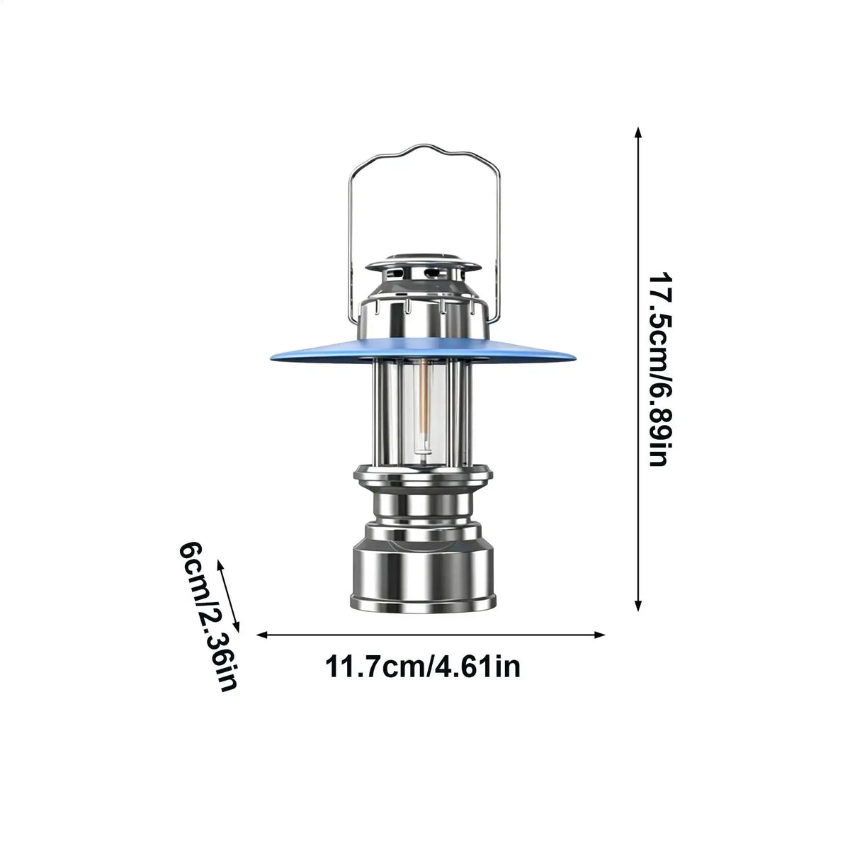 Rechargeable LED Lantern – Stepless Dimming & Waterproof Rechargeable LED Lantern Qme