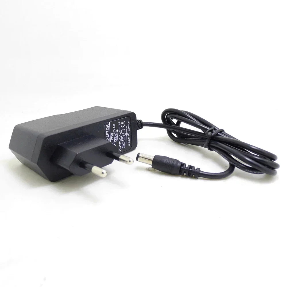 ANPWOO EU Plug 12V 1A AC/DC Power Adapter for CCTV Cameras AC/DC Power Adapter Qme