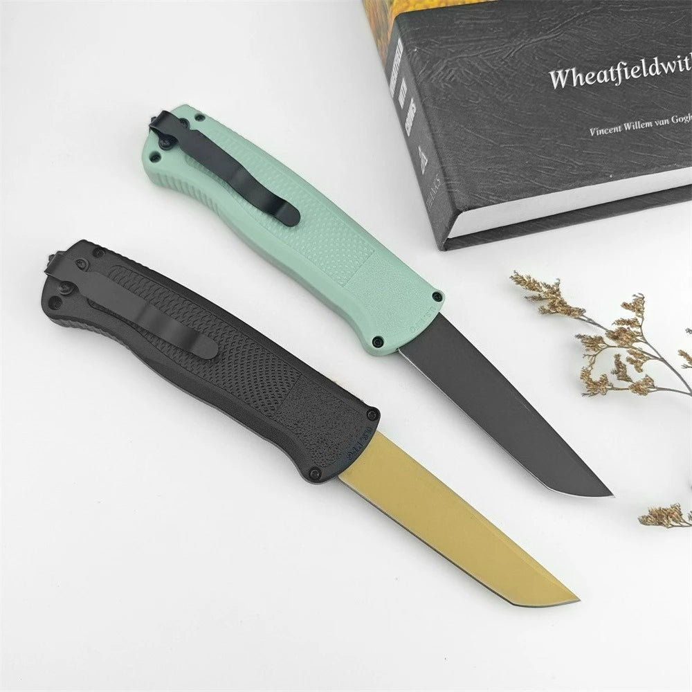 Tanto Folding Knife D2 Blade Nylon Handle Tactical EDC Tool Folding Tactical Knife Qst