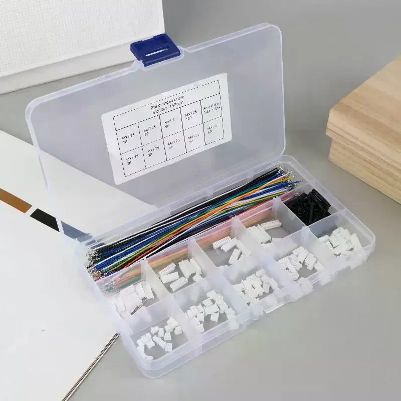 1.25mm Pitch Pre-Crimped Connector Socket Plug Wire Kit Pre-Crimped Connector Wire Qme