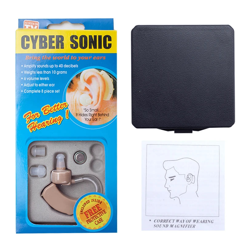 Rechargeable Hearing Amplifier – Adjustable Tone & Volume Hearing Amplifier Qst Battery