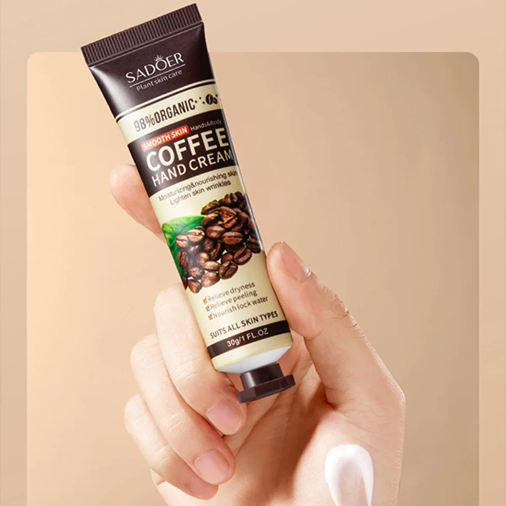 Coffee Moisturizing Hand Cream for Dry Skin – 2-Piece Set Moisturizing Hand Cream Qme