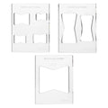 Bowtie Router Template Jig – 3x Acrylic Inlay Tool, Transparent Router Template Jig Qme Transparent China Mainland