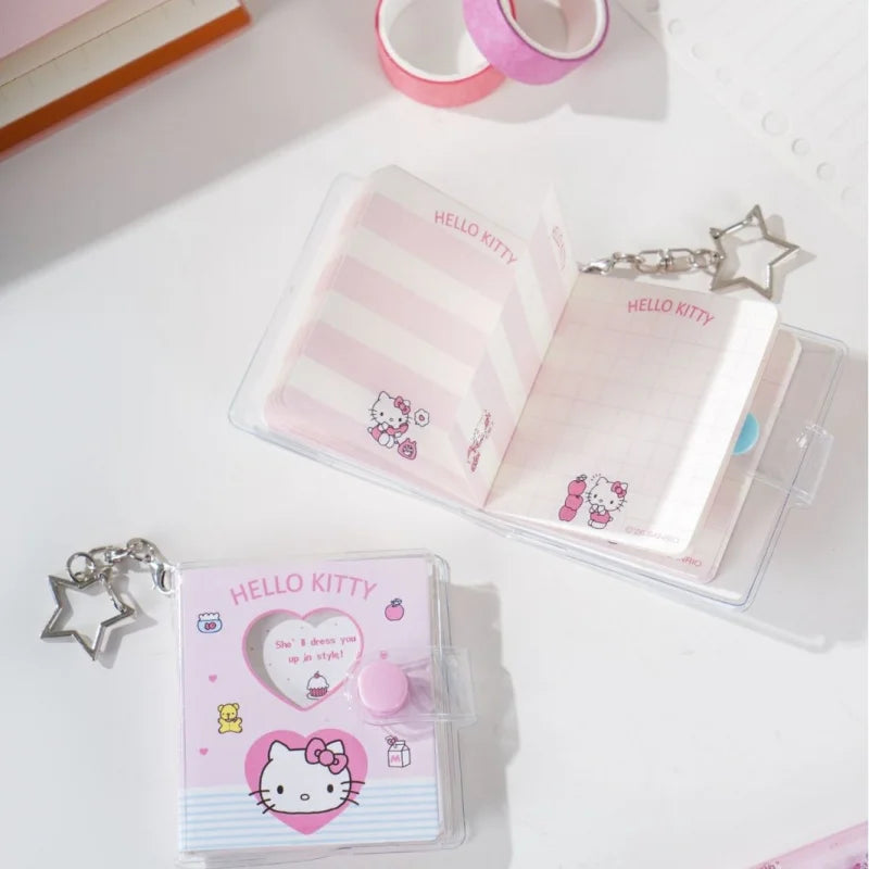 Hello Kitty Mini Notebook Planner – Pink & Blue Series Mini Notebook Planner Qme