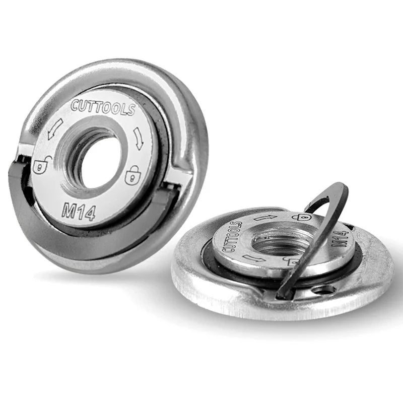 M14 Quick Release Flange Nut Angle Grinder Pressing Plate Chuck Angle Grinder Accessory Qme 1PC