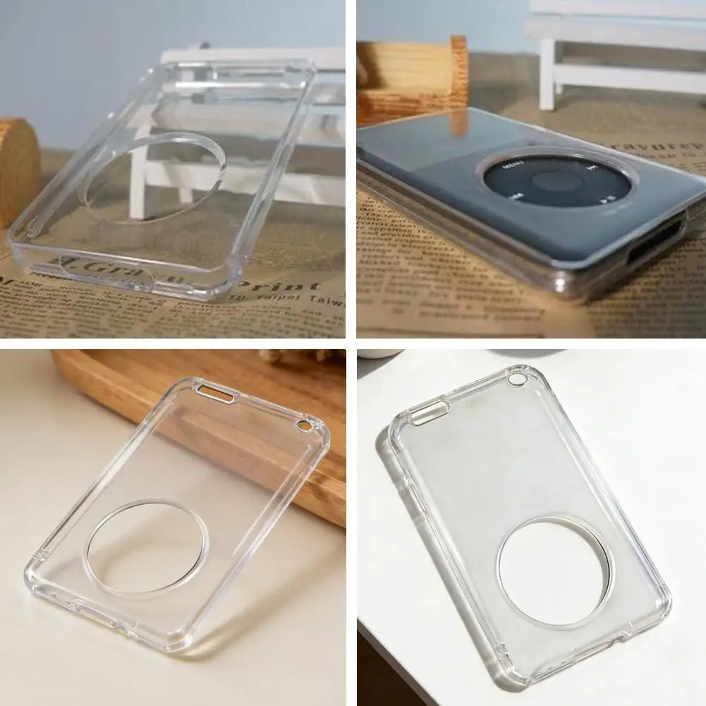 Clear Crystal Hard Case Cover for Apple iPod Classic | Qme iPod Protective Case Qme