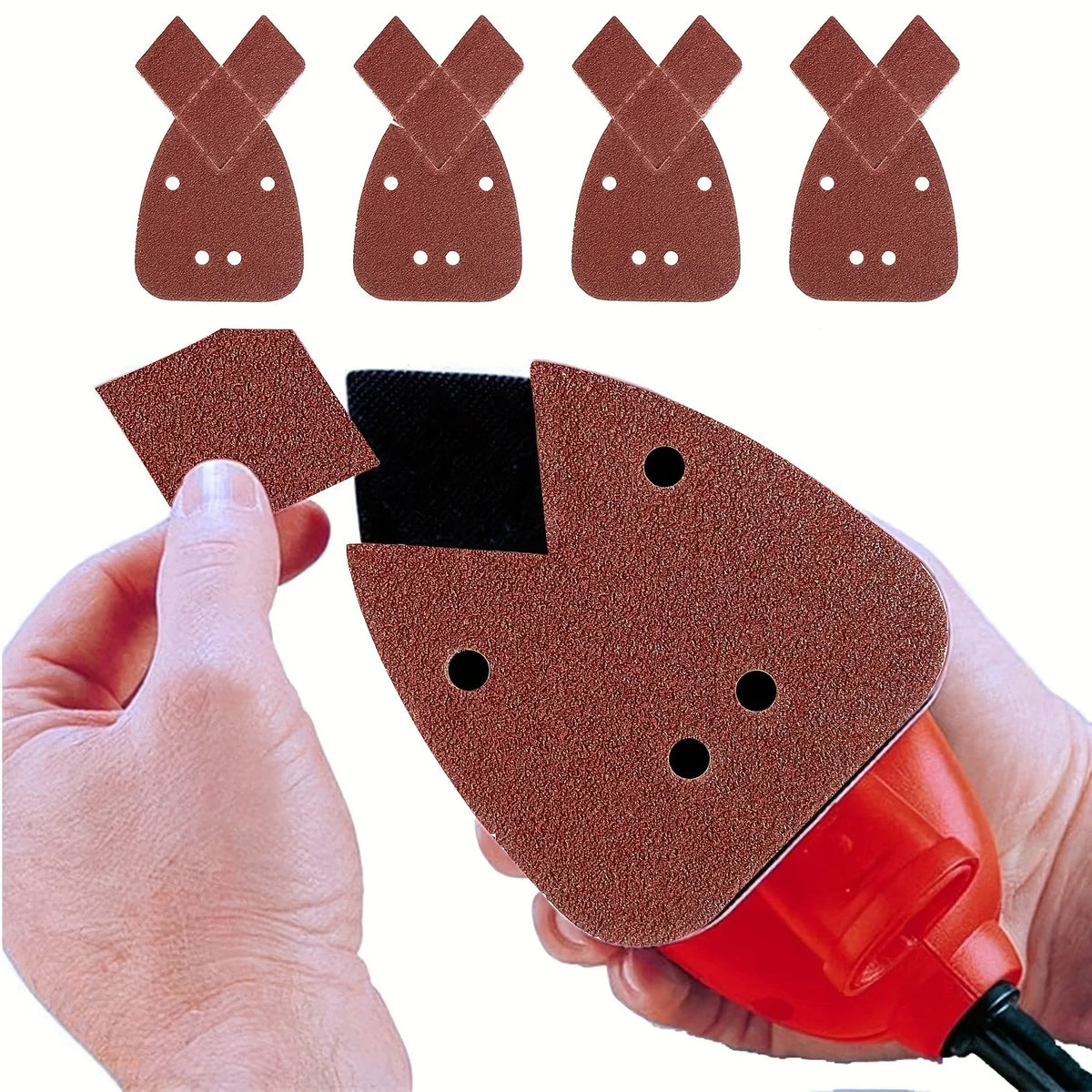 Mouse Sander Sanding Sheets 60-320 Grit | 10 Pack – Fits Black & Decker Sanding Sheets Qme
