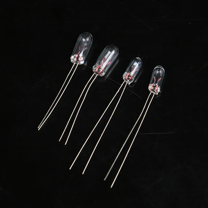Miniature Edison Rice Filament Bulbs 3V 6V 12V – 20 Pack Miniature Incandescent Bulb Qme