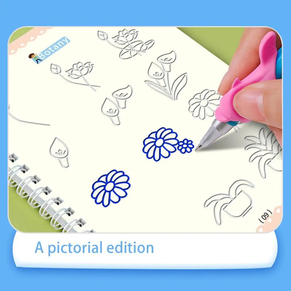 Sank Magic Practice Copybook – Reusable Kids Calligraphy Set Kids Writing Copybook Qme