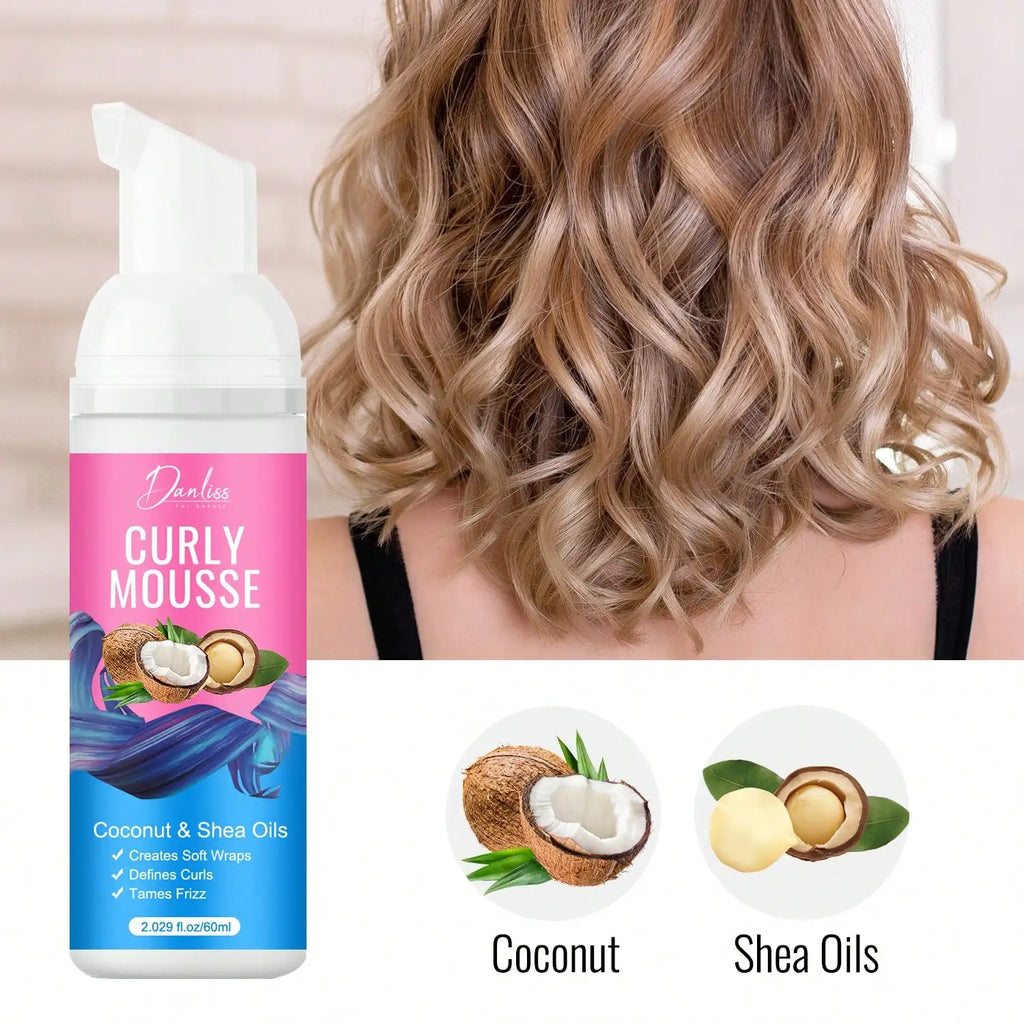 Lanemay Curl Mousse – Alcohol-Free, Defines & Moisturizes Curls Curl Enhancing Mousse Qst