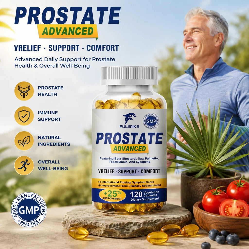 Prostate Support Capsules – Saw Palmetto & Beta-Sitosterol Prostate Supplement Qst