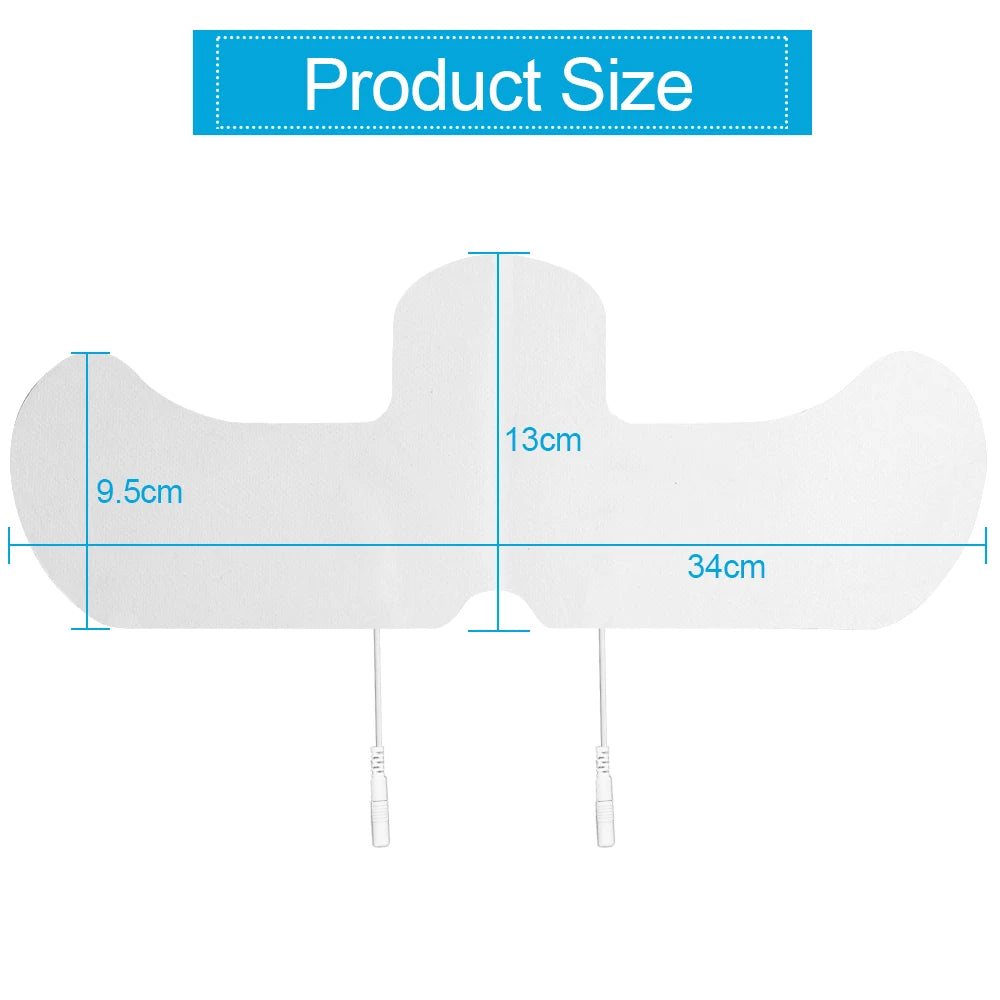 TENS EMS Electrode Gel Pad – Back Shoulder Neck Stimulator Patch Electrode Gel Pad Qst