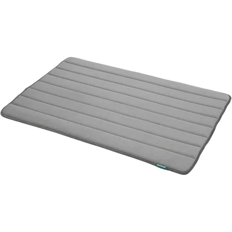 Washable Waterproof Dog Cage Pad – Soft Pet Bed Mat Dog Cage Pad Qme GRAY L