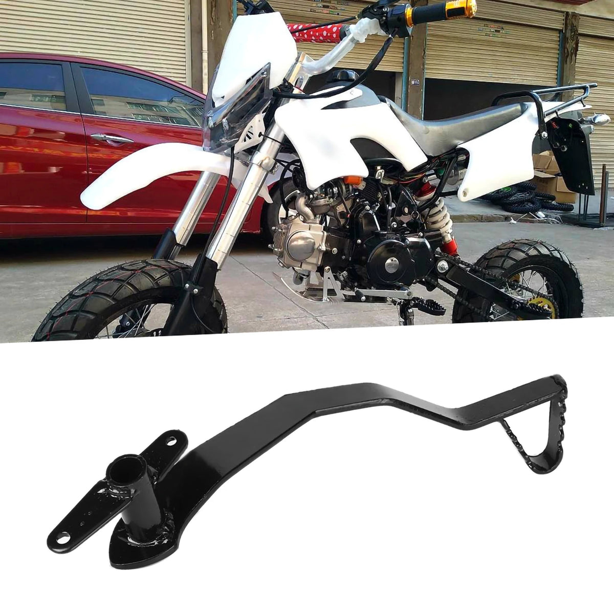 Rear Hydraulic Brake Lever Pedal & Spring – Pit Dirt Bike 50–125cc Brake Lever Kit Qst