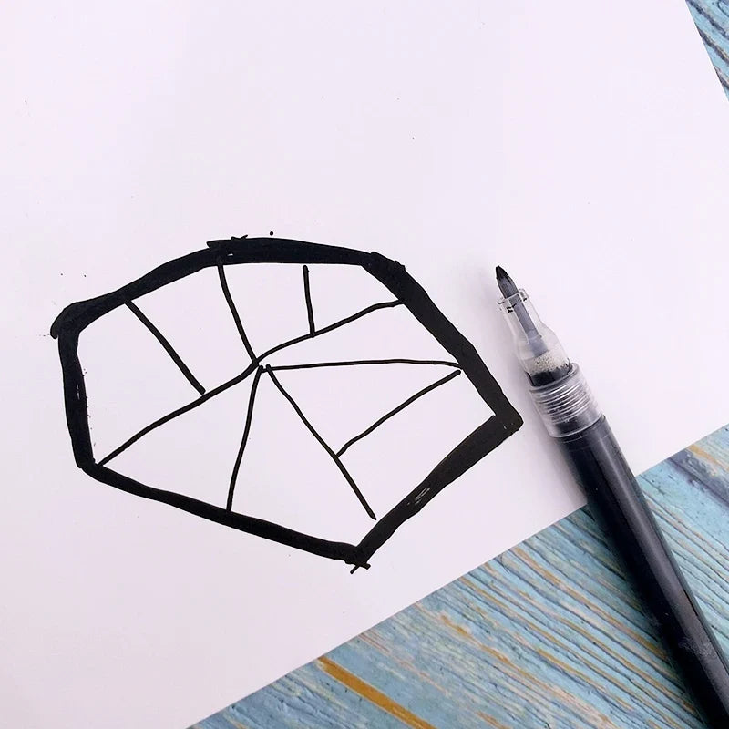 6-Pack Acrylic Paint Pens – Waterproof Permanent Markers for Rock Acrylic Paint Pens Qme