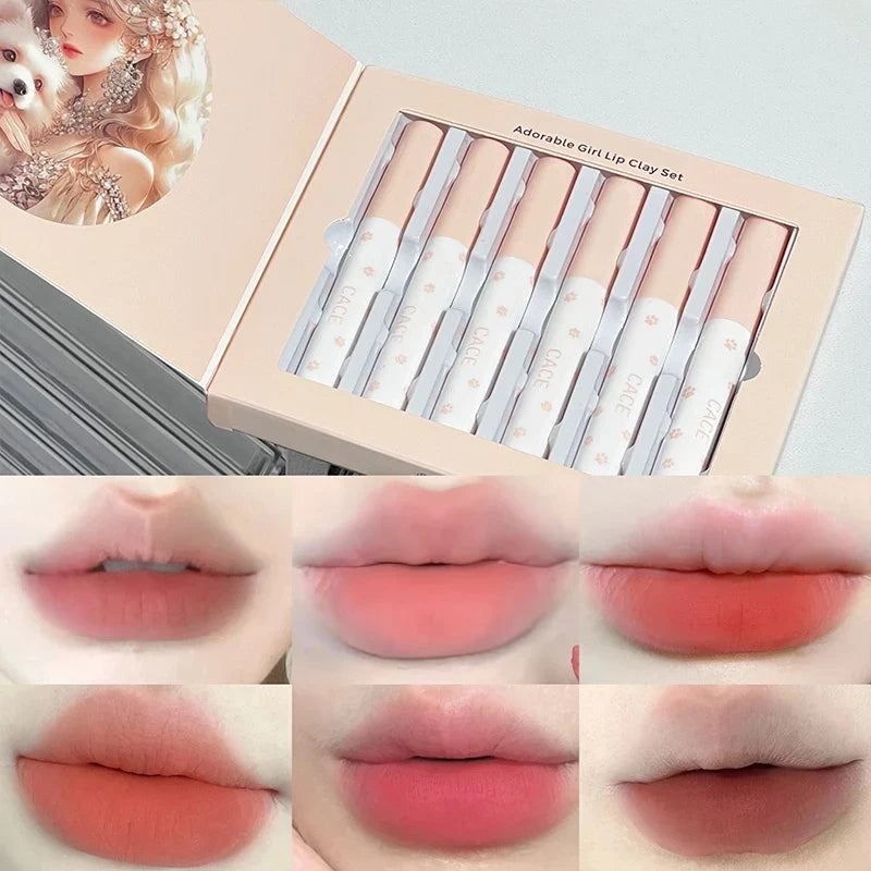 Airy Matte Liquid Lipstick – Waterproof Velvet Lip Color Liquid Lipstick Qme Lip Makeup Sets