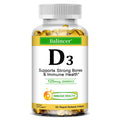 Vitamin D3 5000 IU – Gluten Free Non-GMO Bone & Immune Support Vitamin D Supplement Qst 60 count-1 bottle
