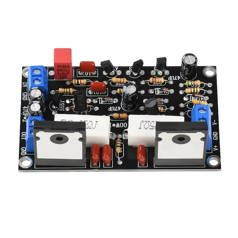 100W Mono HiFi Audio Amplifier Board 2SC5200+2SA1943 DC 35V Audio Amplifier Board Qme