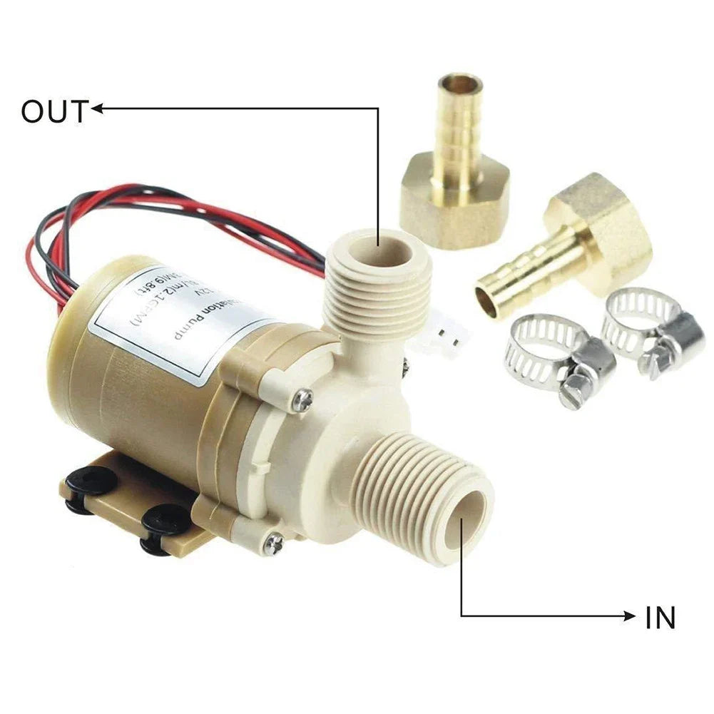 12V DC Solar Brushless Water Pump – Temperature Resistant Solar Water Pump Qme