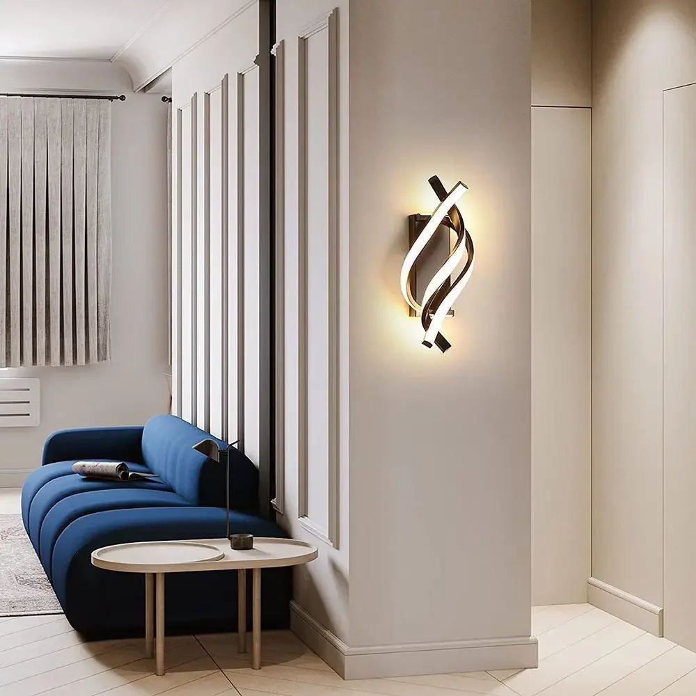 Modern LED Line Wall Lamp – Bedroom, Corridor & Home Décor LED Wall Sconce Qme