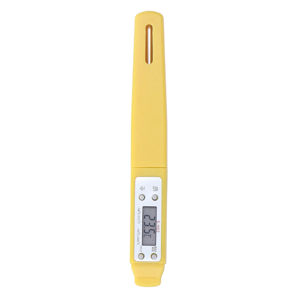 DECDEAL Digital Food Thermometer – Auto Calibration Pen Digital Food Thermometer Qst YELLOW