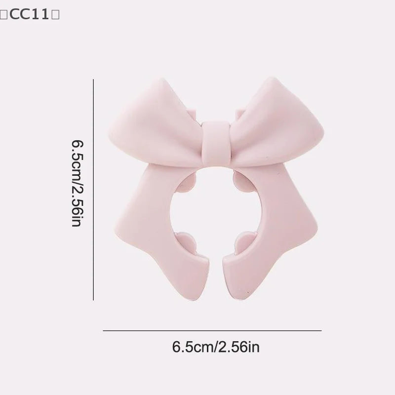 Silicone Bow Spoon Rest & Spatula Holder – Heat Safe Silicone Spoon Rest Qme