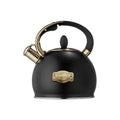 3L Rustproof Stainless Steel Whistling Tea Kettle – Quick Heat Stovetop Tea Kettle Qme CN