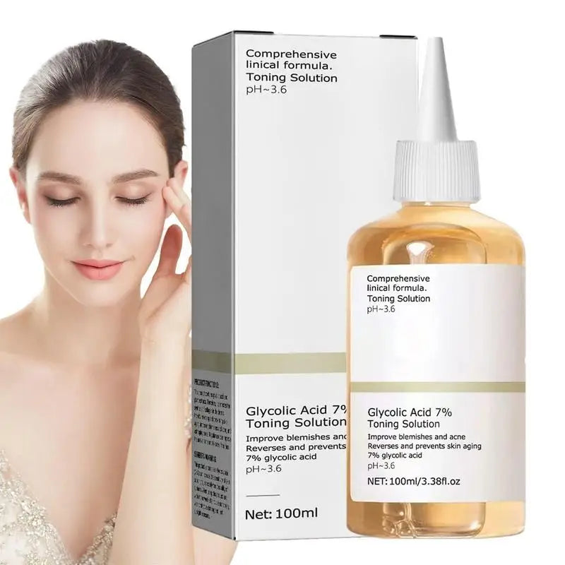 Glycolic Acid 7% Toning Solution – Lifting, Firming & Glowing Glycolic Acid Toner Qme