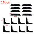 Reusable Non-Slip Rug Gripper | Washable Anti-Curl Carpet Pad Rug Gripper Pad Qme B set