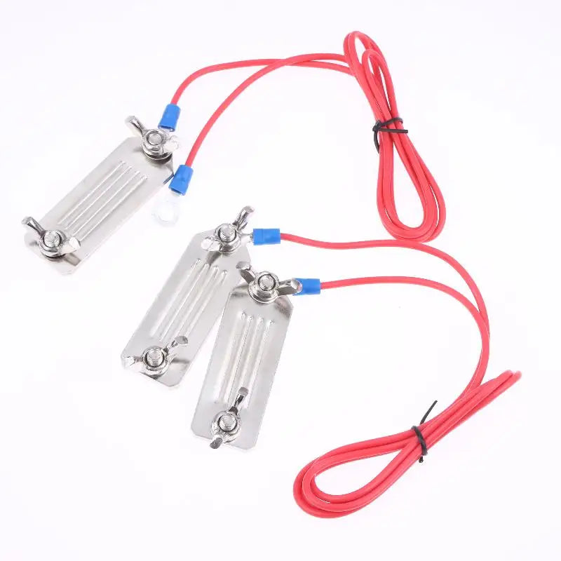 Electric Fence Tape Connector Clips for Farm Animals – 2 Pack Fence Tape Connector Qme