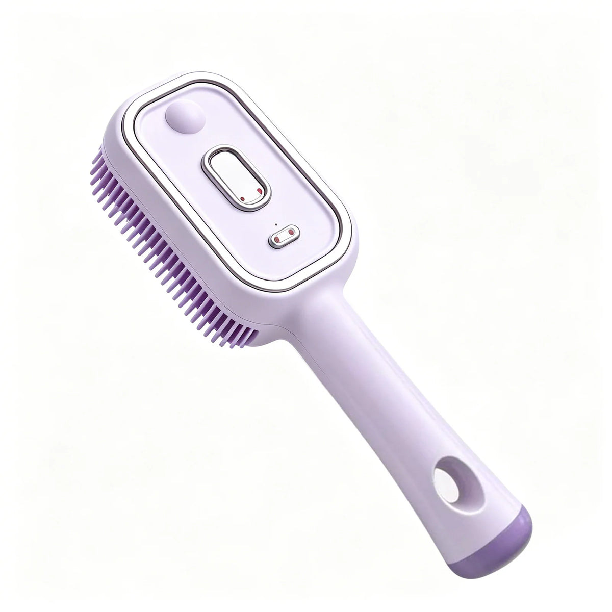 Xorita 3-in-1 Electric Mist Spray Scalp Massage Steam Hair Brush Electric Hair Brush Qst Square Purple USB Type-C