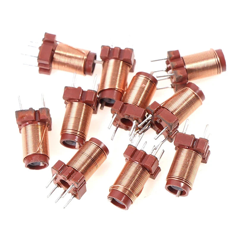 26T Adjustable Ferrite Core Inductor 1–6.3µH, 10-Pack Ferrite Core Inductor Qme
