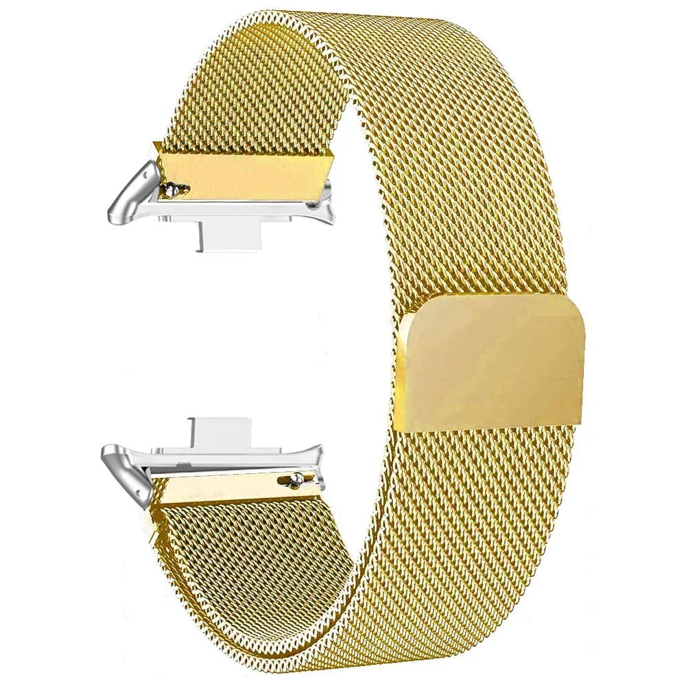 Milanese Loop Band for Redmi Watch 5 4 & Mi Band 8 Pro 9 Smartwatch Band Qme Gold Redmi 4