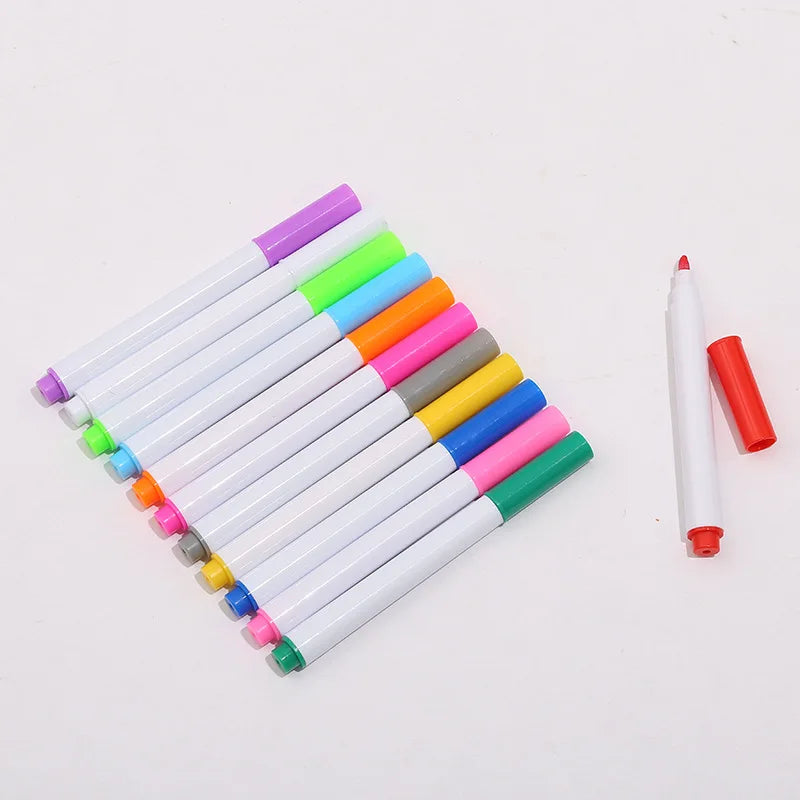 White Liquid Chalk Erasable Markers – Glass & Whiteboard Pens Liquid Chalk Markers Qme