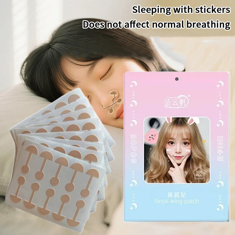 Invisible Nose Wing Slimming Strips – Contouring Patches 50/100 Nose Contouring Strips Qme